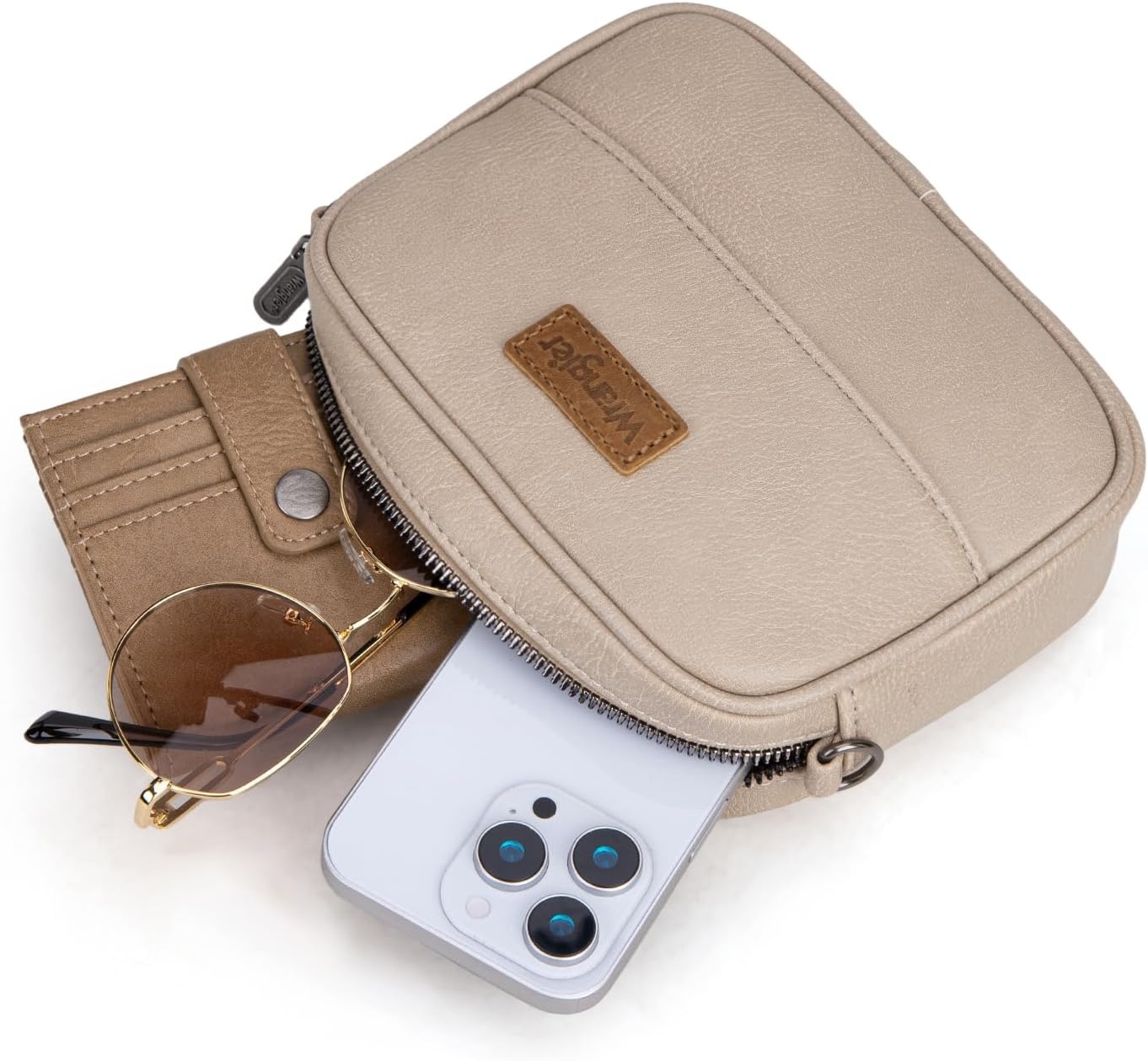 image:imageWrangler Crossbody Bags for Women Western Mini Purses with Guitar StrapZpure Tan