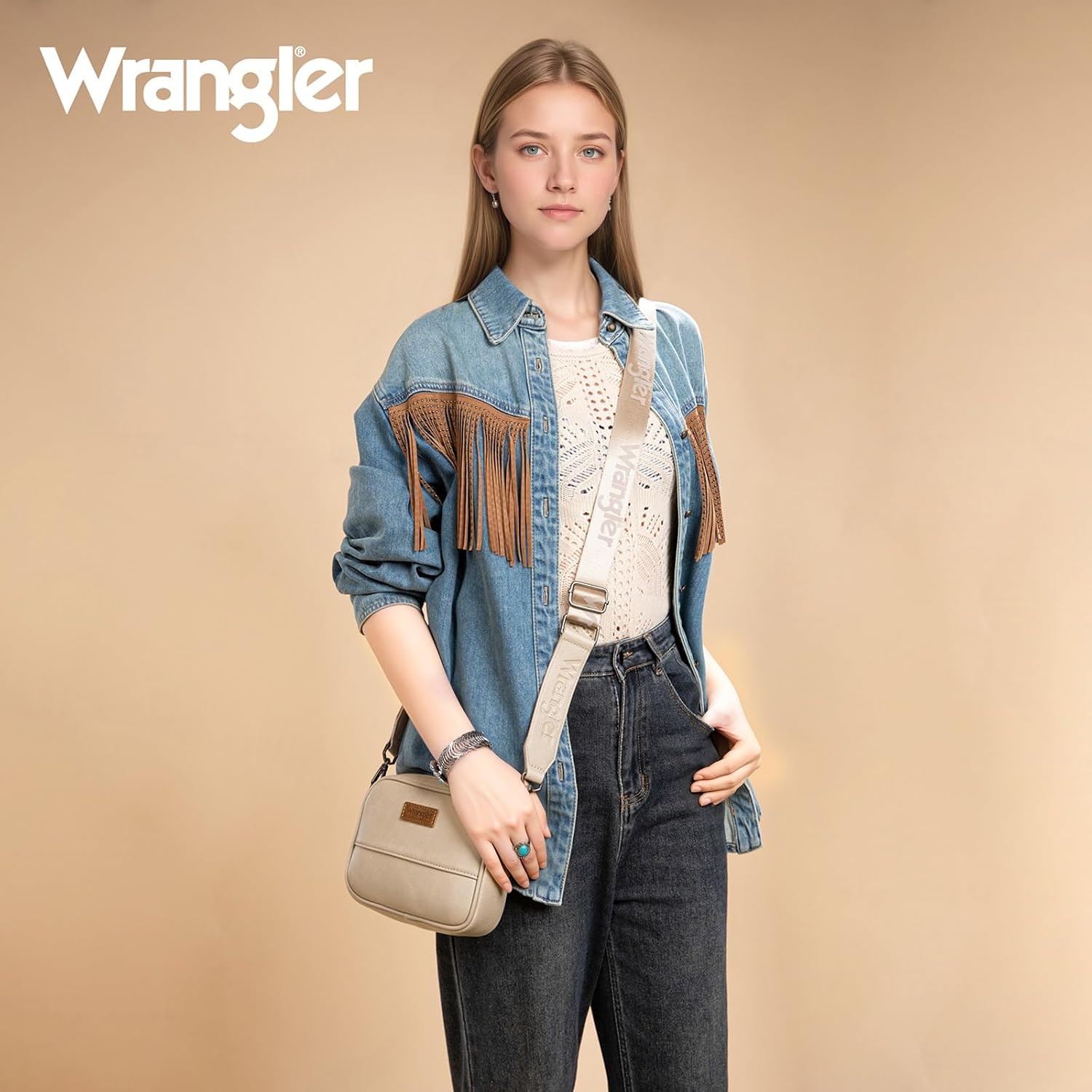 image:imageWrangler Crossbody Bags for Women Western Mini Purses with Guitar StrapZpure Tan