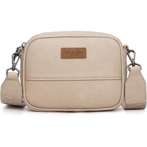 Wrangler Crossbody Bags for Women Western Mini Purses with Guitar Strap(Z-pure Tan)