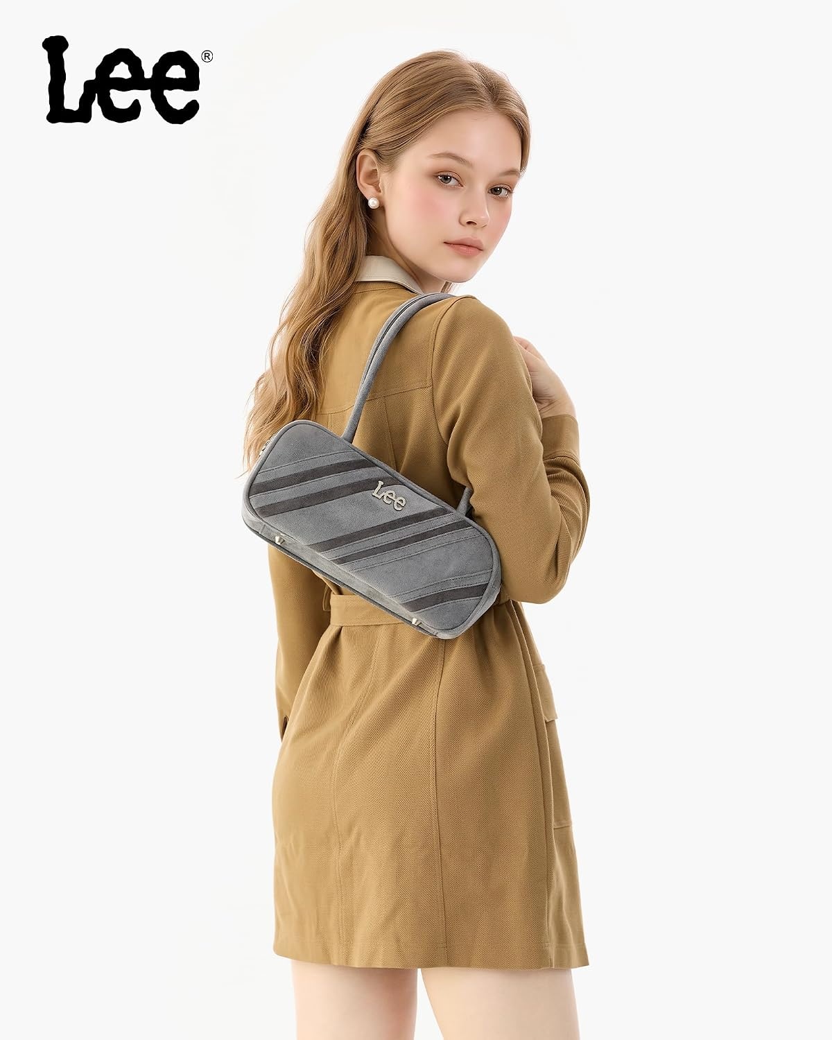 image:imageLee Shoulder Bags for Women Purses and Handbags Flocked Tophandle PurseGrey