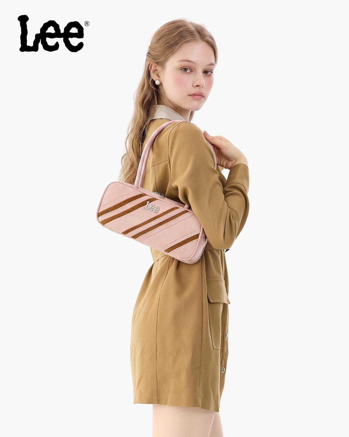 image:imageLee Shoulder Bags for Women Purses and Handbags Flocked Tophandle PurseTan