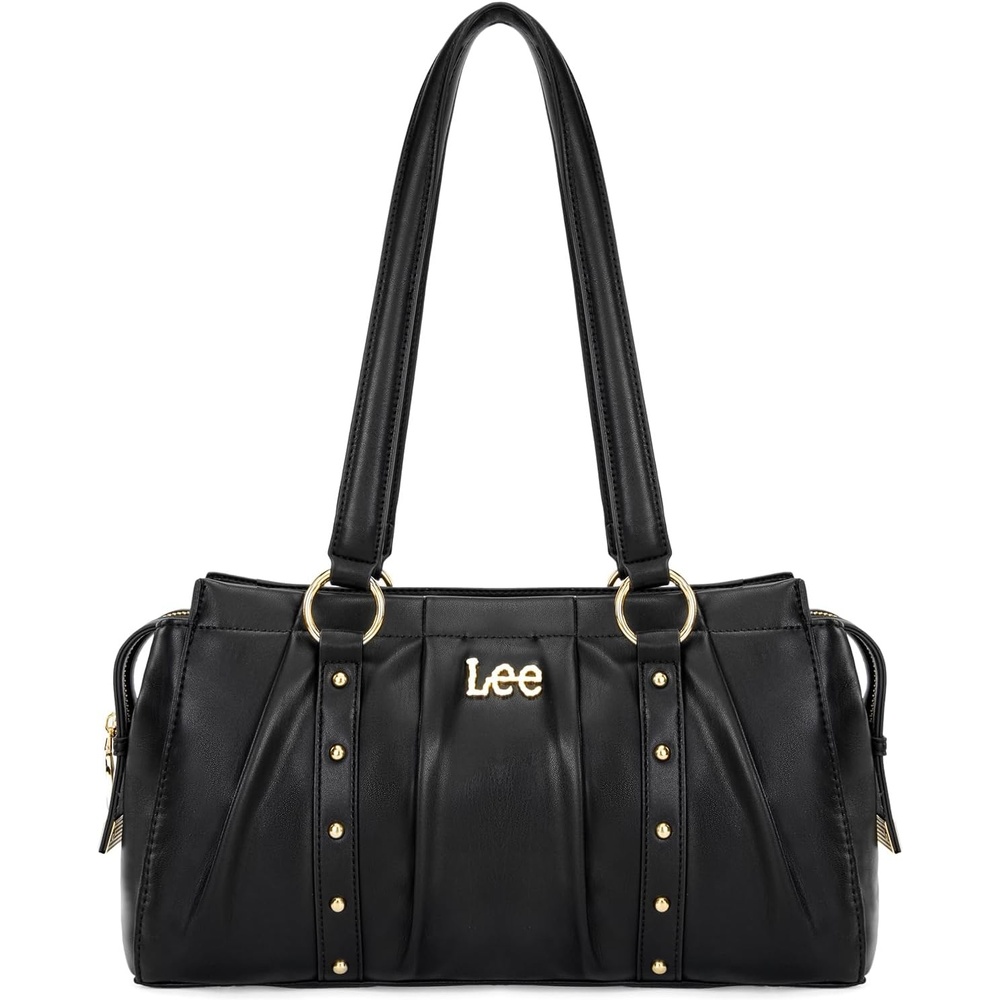 image:imageLee Shoulder Bag for Women Vintage Purse Top Handle HandbagBlack