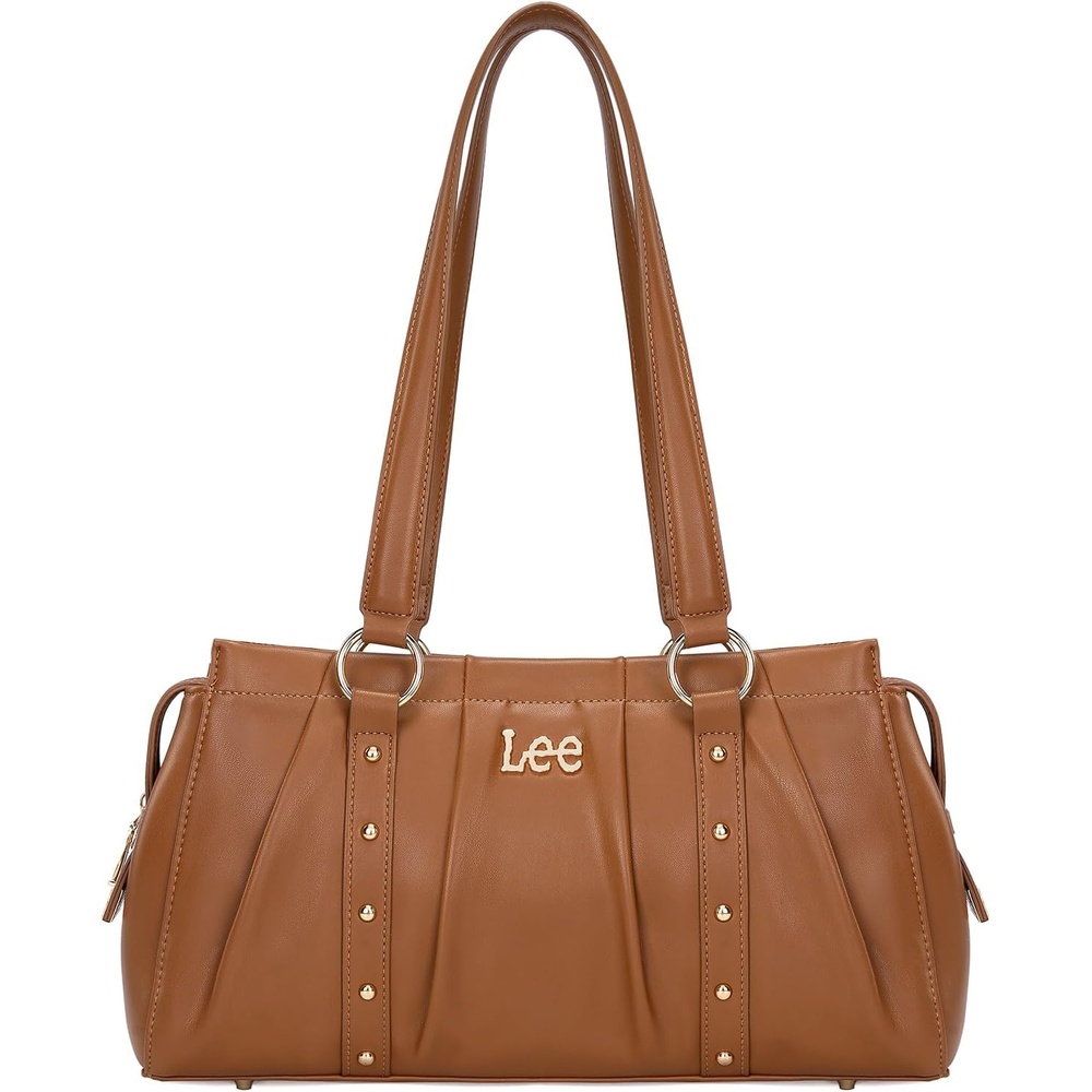 image:imageLee Shoulder Bag for Women Vintage Purse Top Handle HandbagBrown