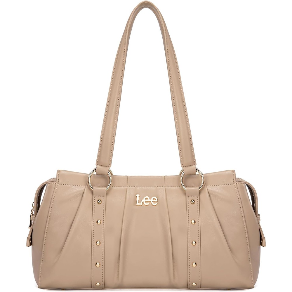 image:imageLee Shoulder Bag for Women Vintage Purse Top Handle HandbagTan