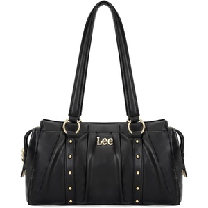 Lee Shoulder Bag for Women Vintage Purse Top Handle Handbag(Black)