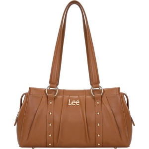 Lee Shoulder Bag for Women Vintage Purse Top Handle Handbag(Brown)