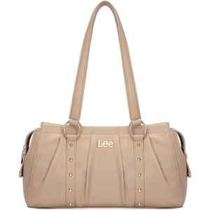 Lee Shoulder Bag for Women Vintage Purse Top Handle Handbag(Tan)