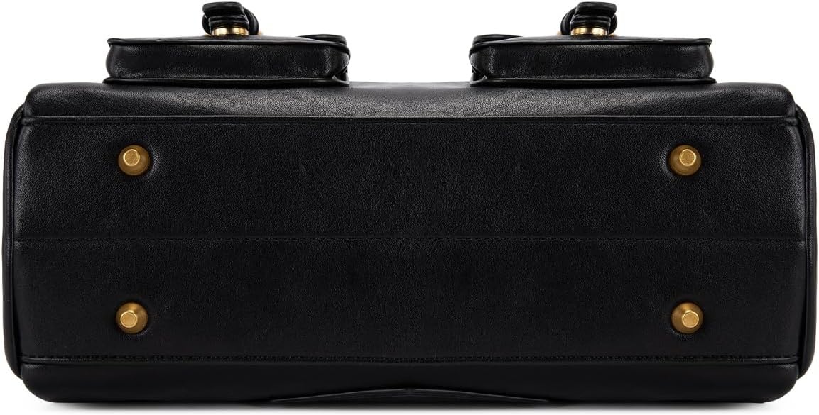 image:imageWrangler Satchel Handbags for Women Multi Pocket Top Handle Shoulder BagBlack