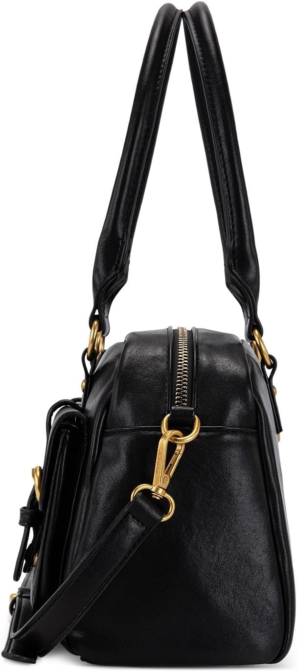 image:imageWrangler Satchel Handbags for Women Multi Pocket Top Handle Shoulder BagBlack