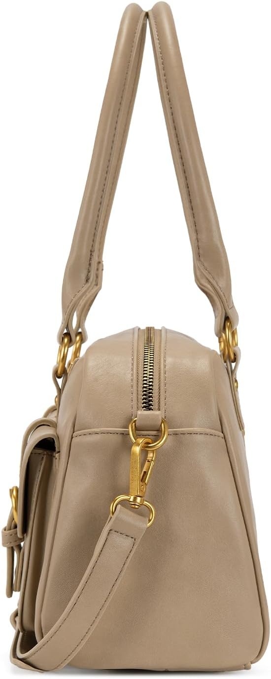 image:imageWrangler Satchel Handbags for Women Multi Pocket Top Handle Shoulder BagKhaki