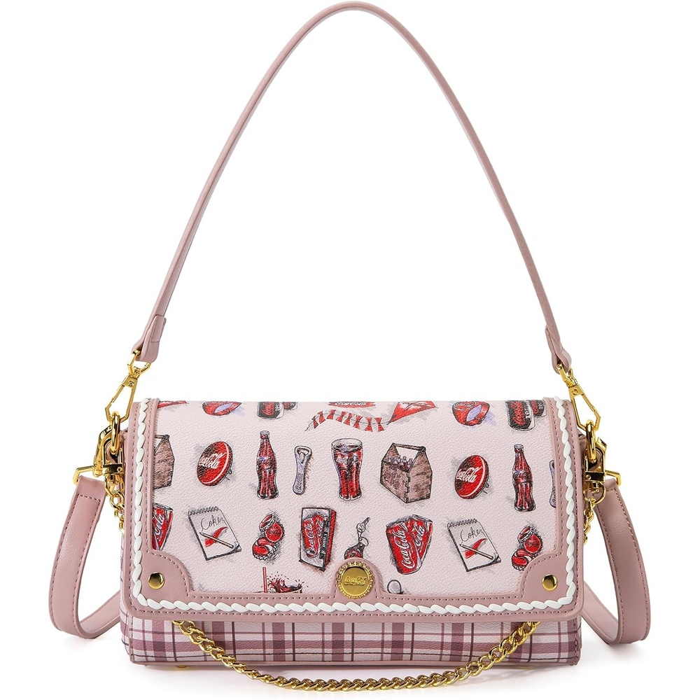 image:imageCocaCola Crossbody Bag for Women Shoulder Purse Handbag Y2K StylePink