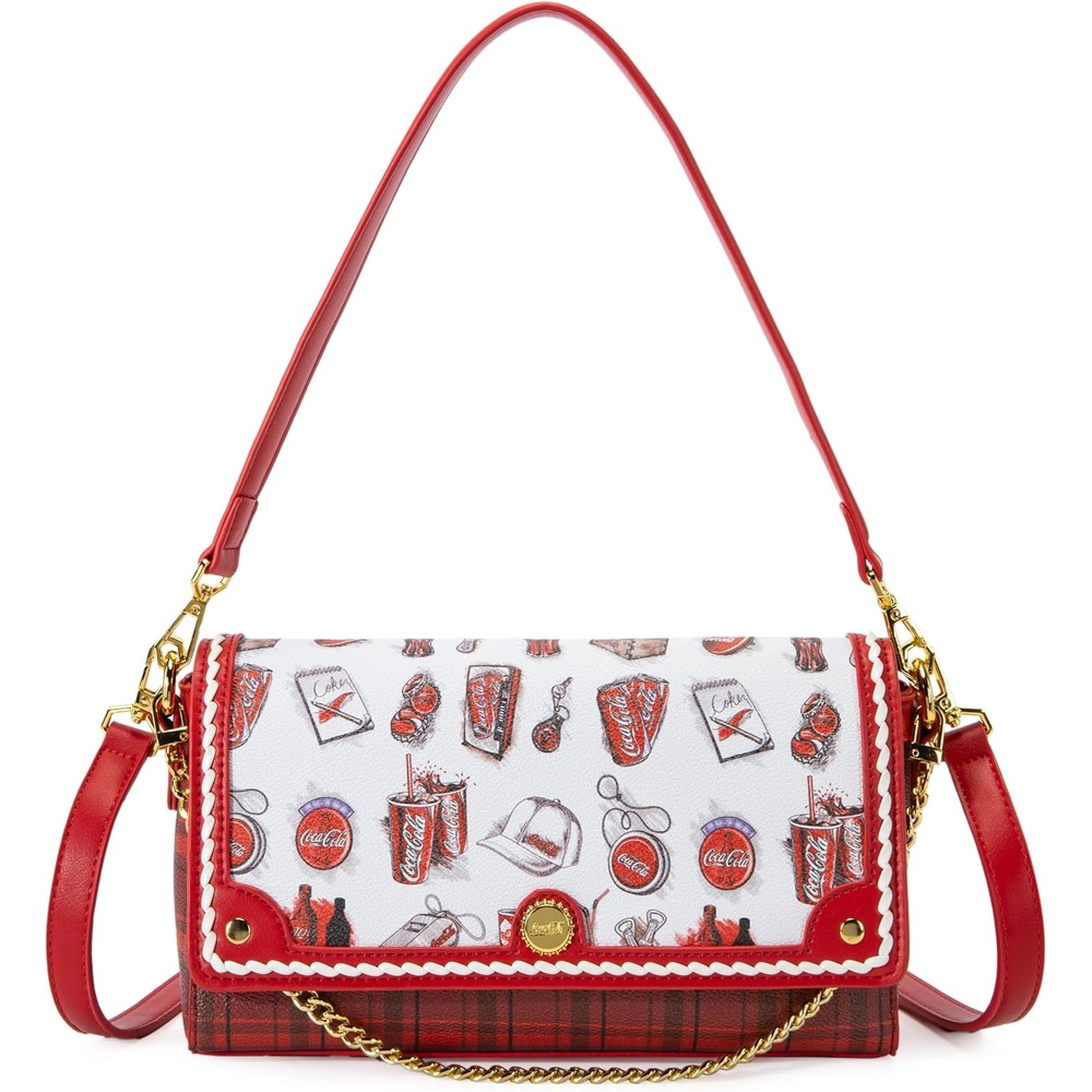 image:imageCocaCola Crossbody Bag for Women Shoulder Purse Handbag Y2K StyleRed