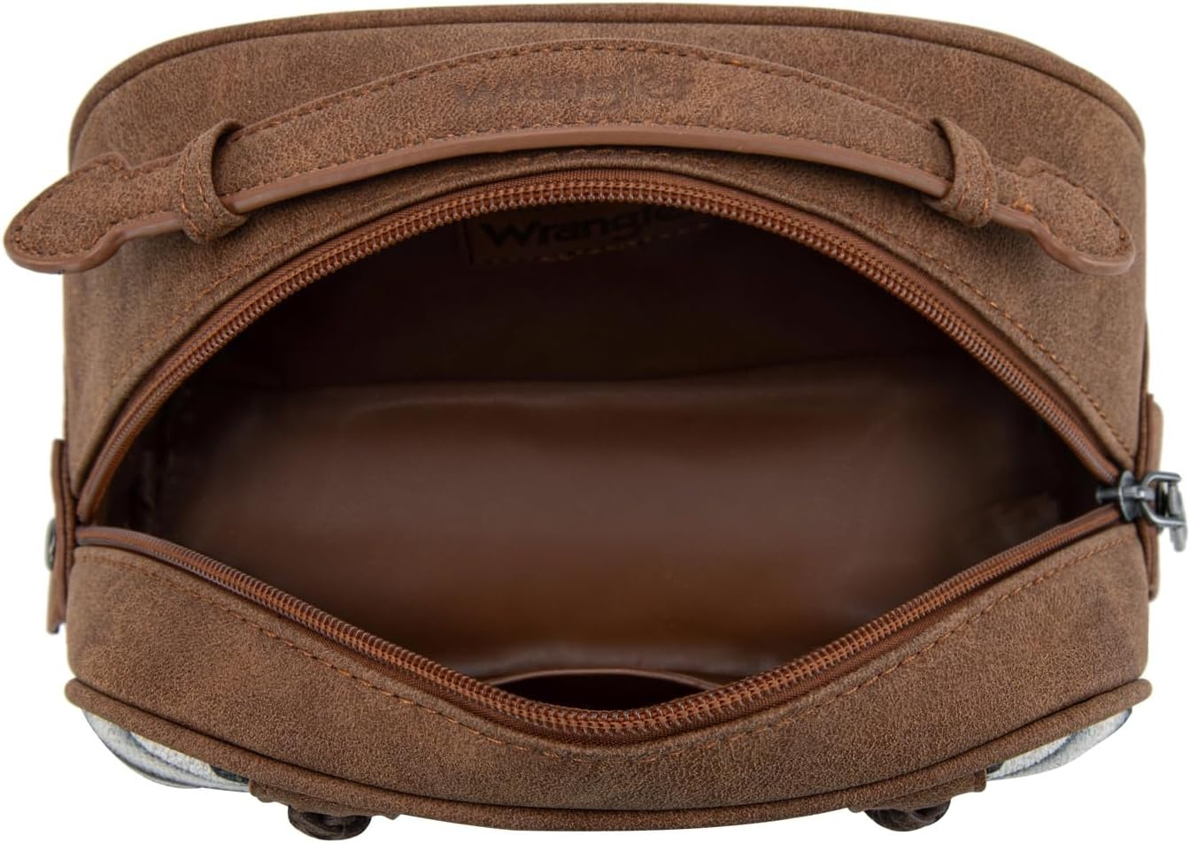 image:imageWrangler Makeup Bag Western Travel Cosmetic Bag for Women Toiletry BagDblack