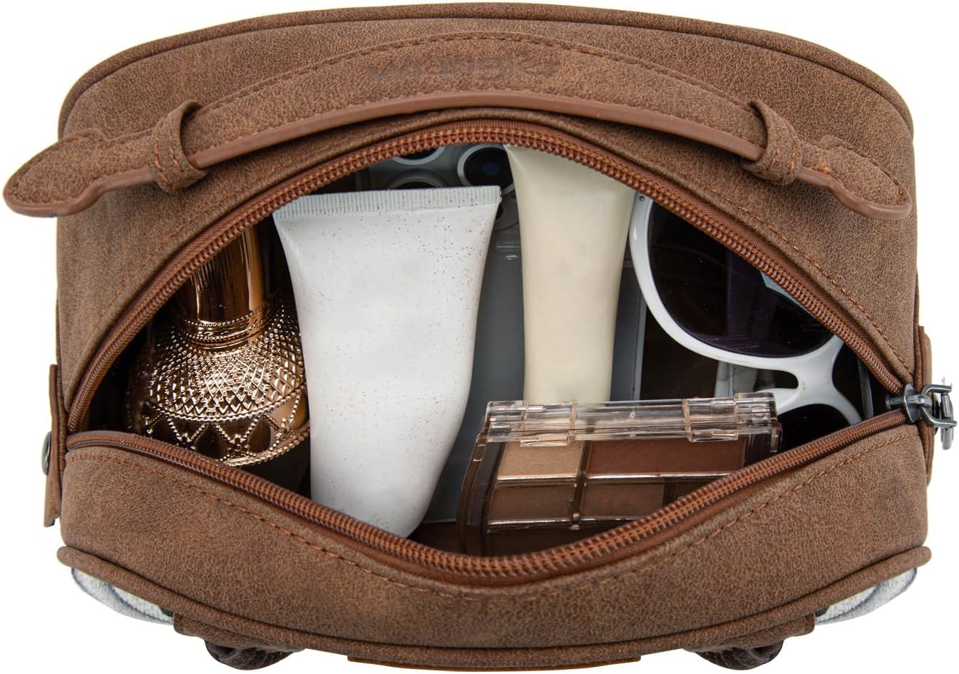 image:imageWrangler Makeup Bag Western Travel Cosmetic Bag for Women Toiletry BagDblack