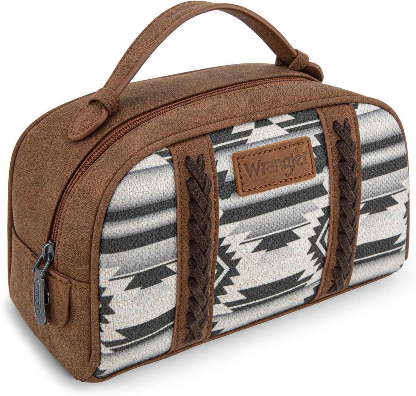 image:imageWrangler Makeup Bag Western Travel Cosmetic Bag for Women Toiletry BagDblack