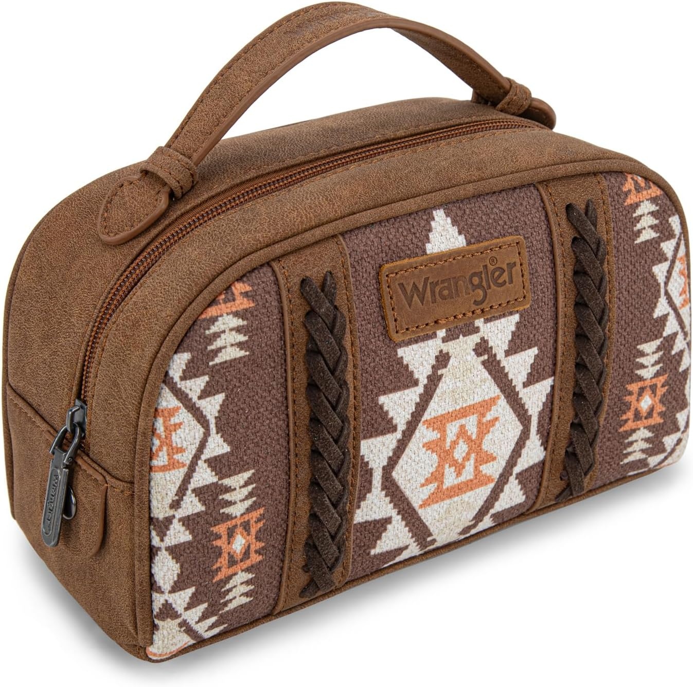 image:imageWrangler Makeup Bag Western Travel Cosmetic Bag for Women Toiletry BagDcoffee