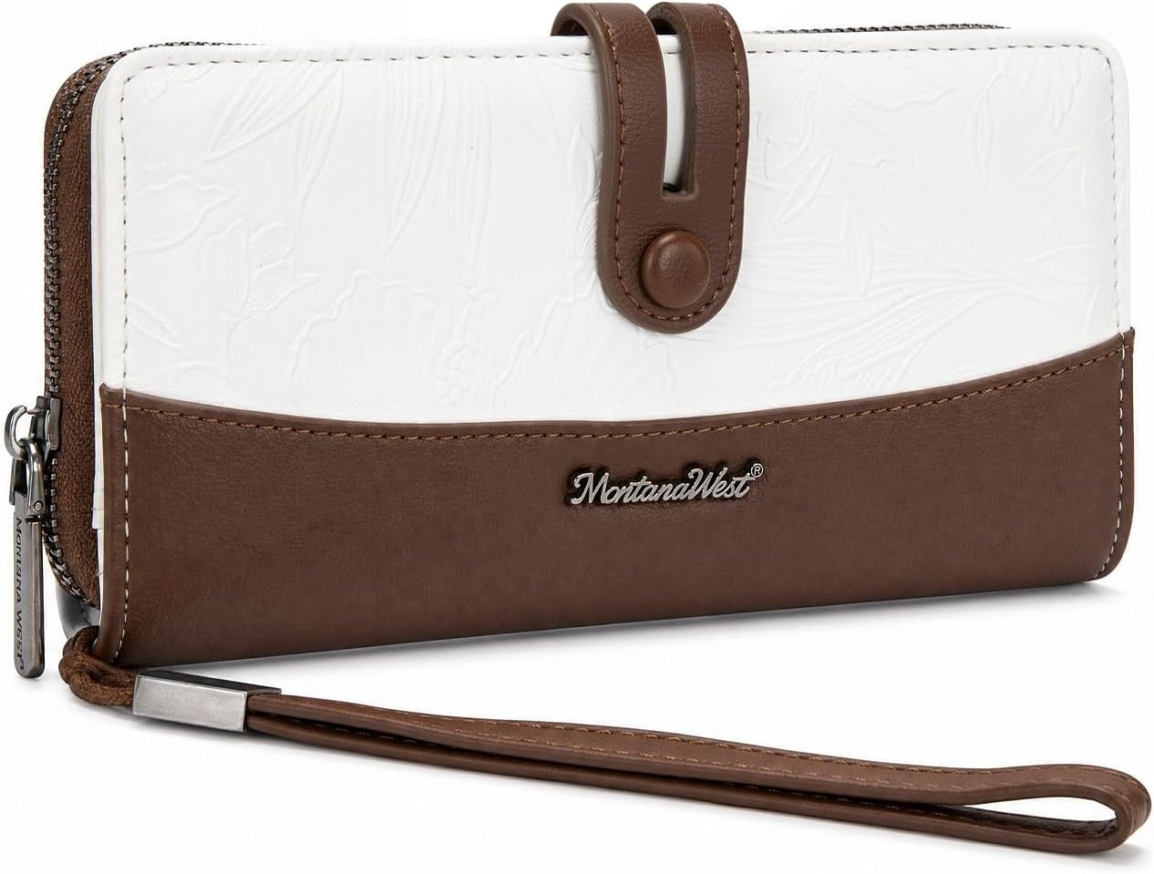 image:imageWristlet Wallet Women Large RFID Blocking Wallets Cute Clutch Phone WalletTOff White
