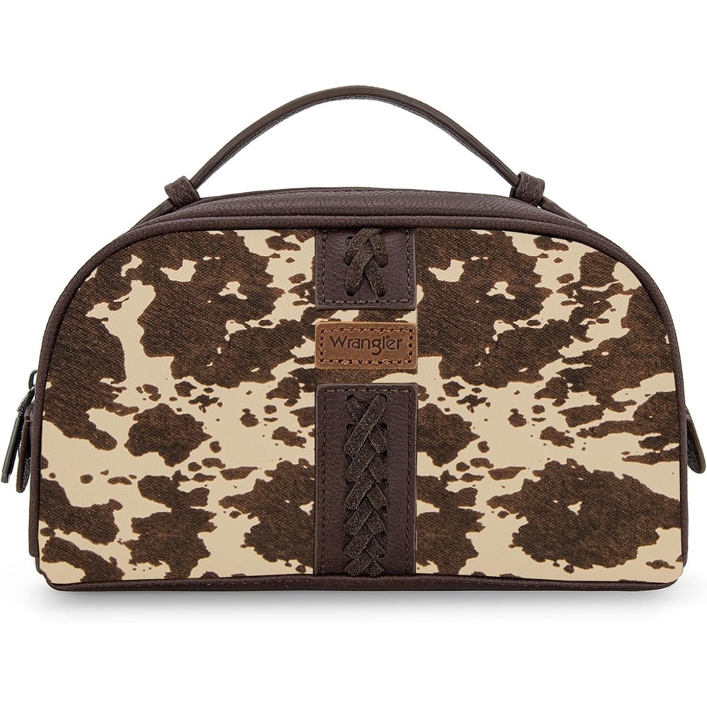 image:imageWrangler Makeup Bag Western Travel Cosmetic Bag for Women Toiletry BagCOWcoffee