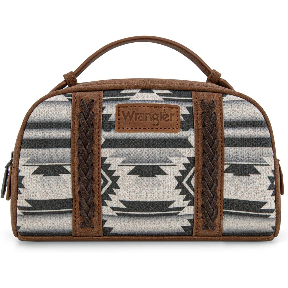 image:imageWrangler Makeup Bag Western Travel Cosmetic Bag for Women Toiletry BagDblack