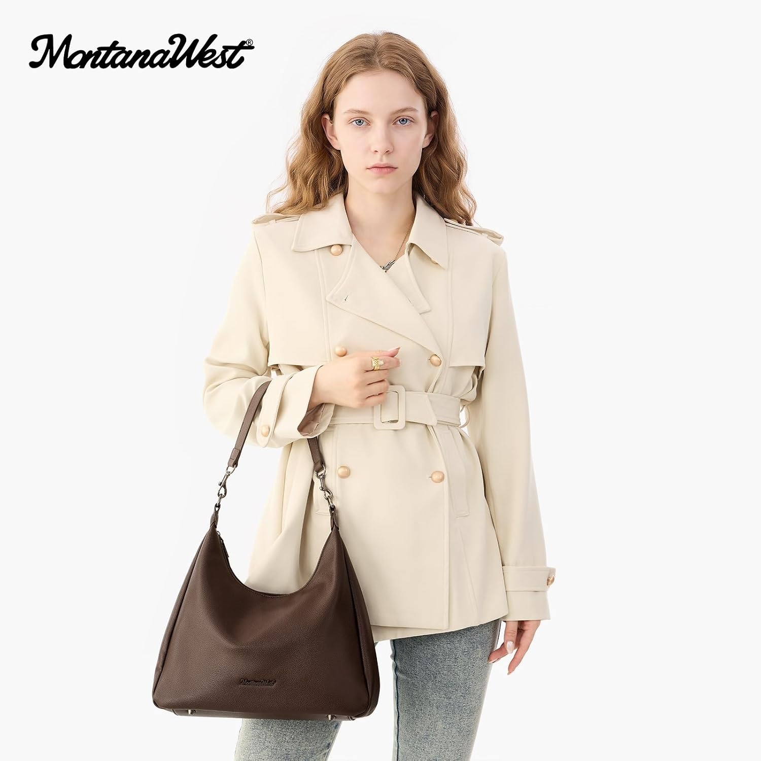 image:imageMontana West Hobo Bag Purse for Women Shoulder HandbagsCoffee