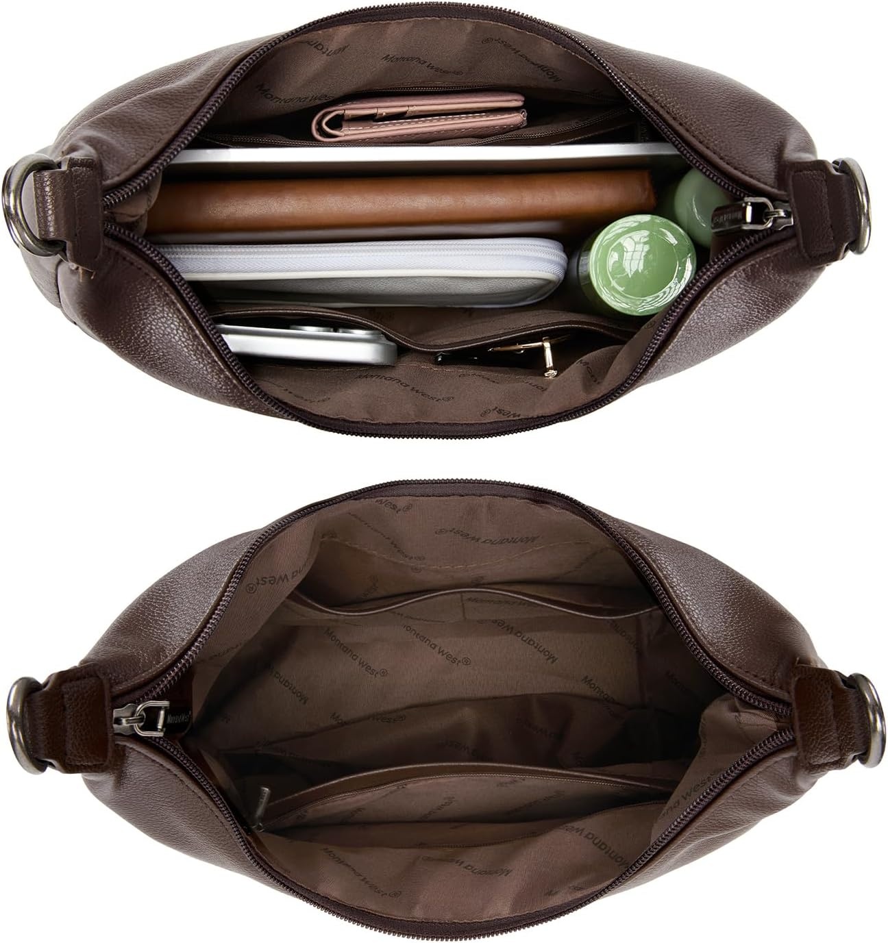 image:imageMontana West Hobo Bag Purse for Women Shoulder HandbagsCoffee