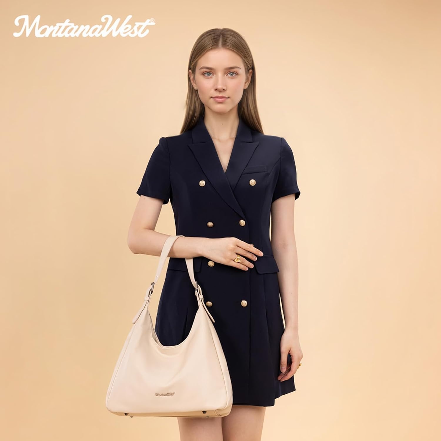 image:imageMontana West Hobo Bag Purse for Women Shoulder HandbagsNude