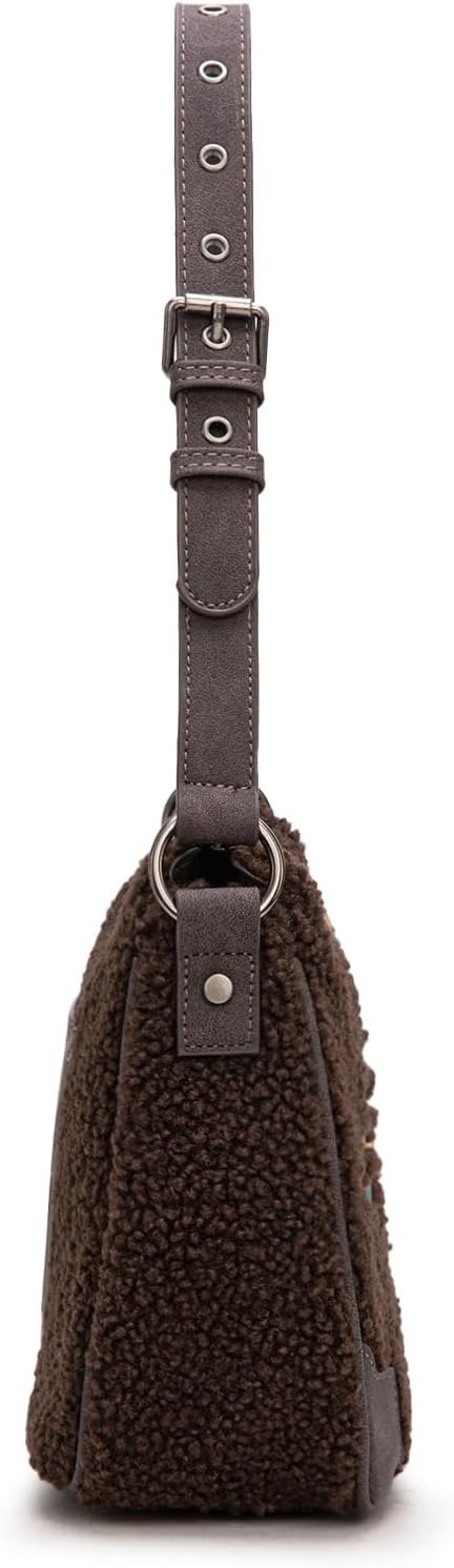 image:imageWrangler Western Handbag for Women Embroidery Aztec Shoulder Purse Coffee