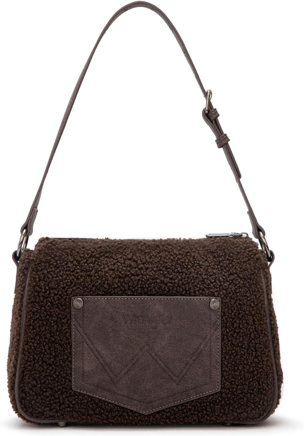 image:imageWrangler Western Handbag for Women Embroidery Aztec Shoulder Purse Coffee
