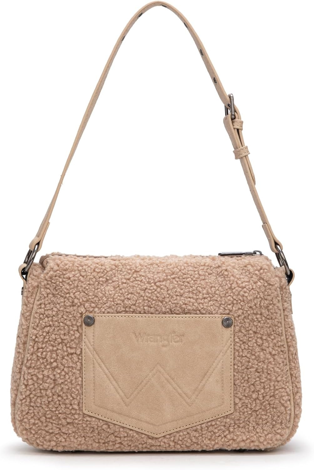 image:imageWrangler Western Handbag for Women Embroidery Aztec Shoulder Purse Tan