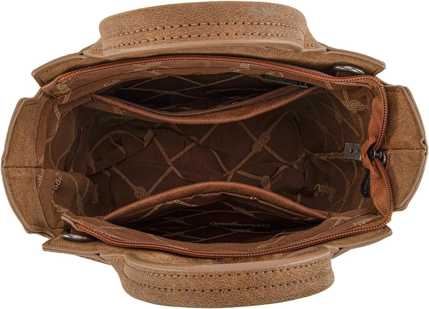 image:imageWrangler Western Handbag for Women Embroidery Aztec Shoulder PurseBrown