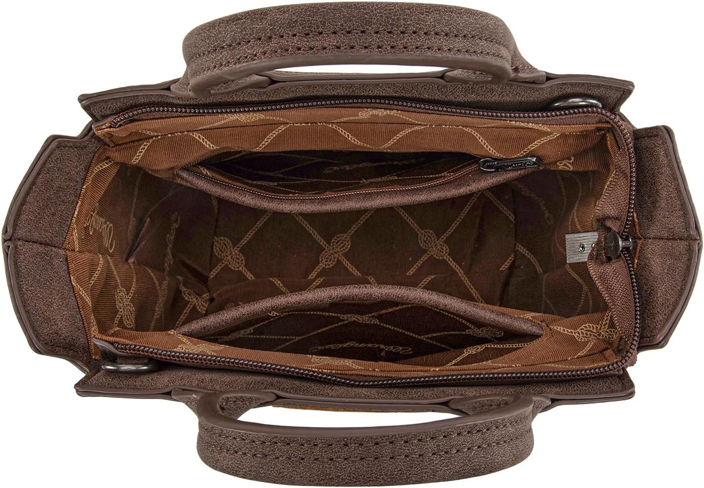 image:imageWrangler Western Handbag for Women Embroidery Aztec Shoulder PurseCoffee