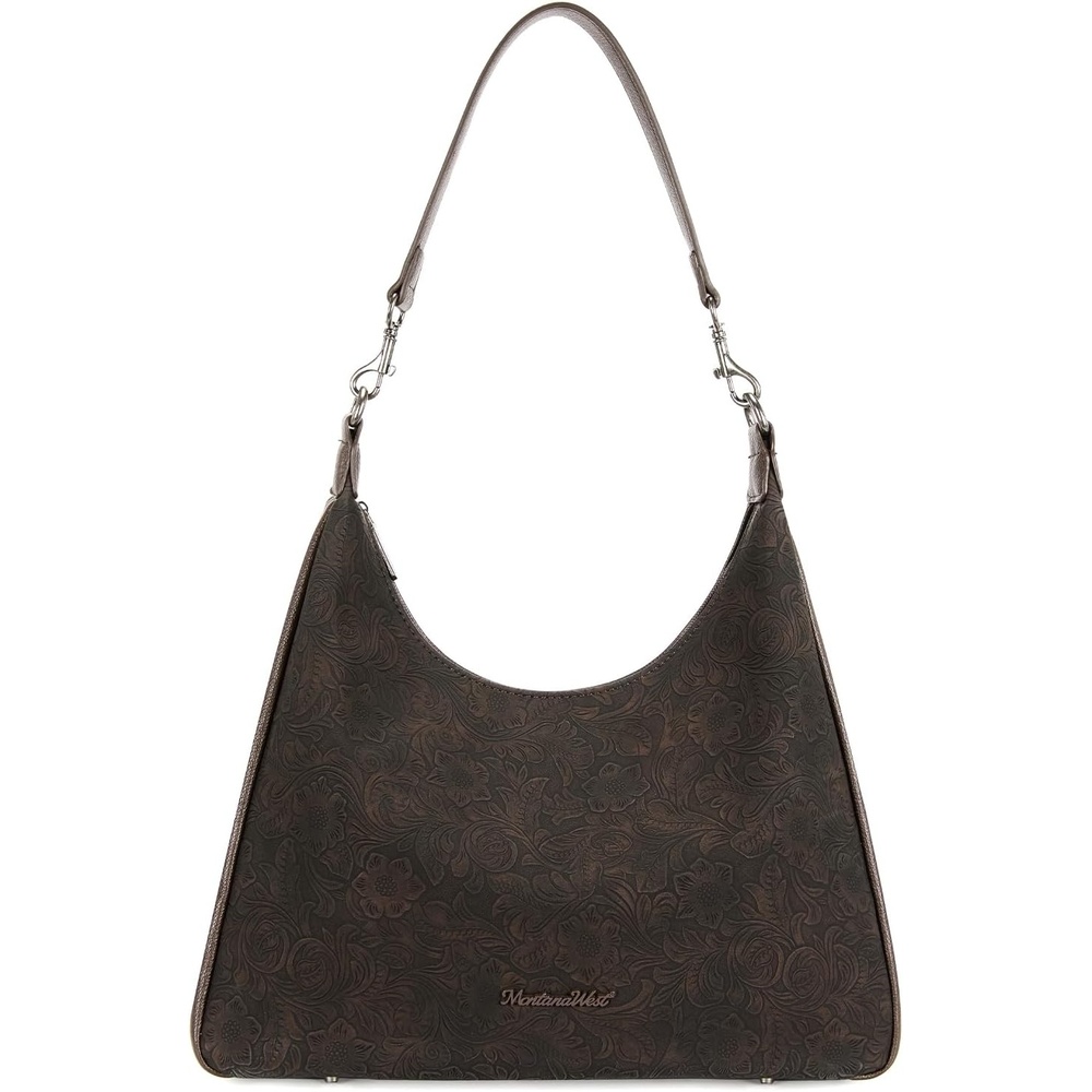 image:imageMontana West Hobo Bag Purse for Women Shoulder HandbagsTooledcoffee